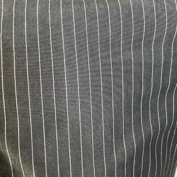 BKE Buckle | Men's Black Striped White Long Sleeve Button Front Shirt Medium - Picture 4 of 9